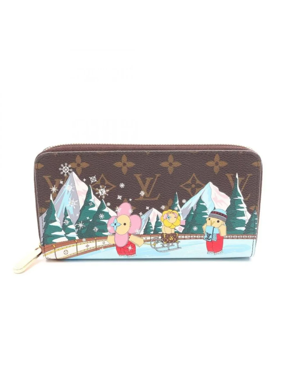 Louis Vuitton Round Wallet Zippy Monogram Vivienne